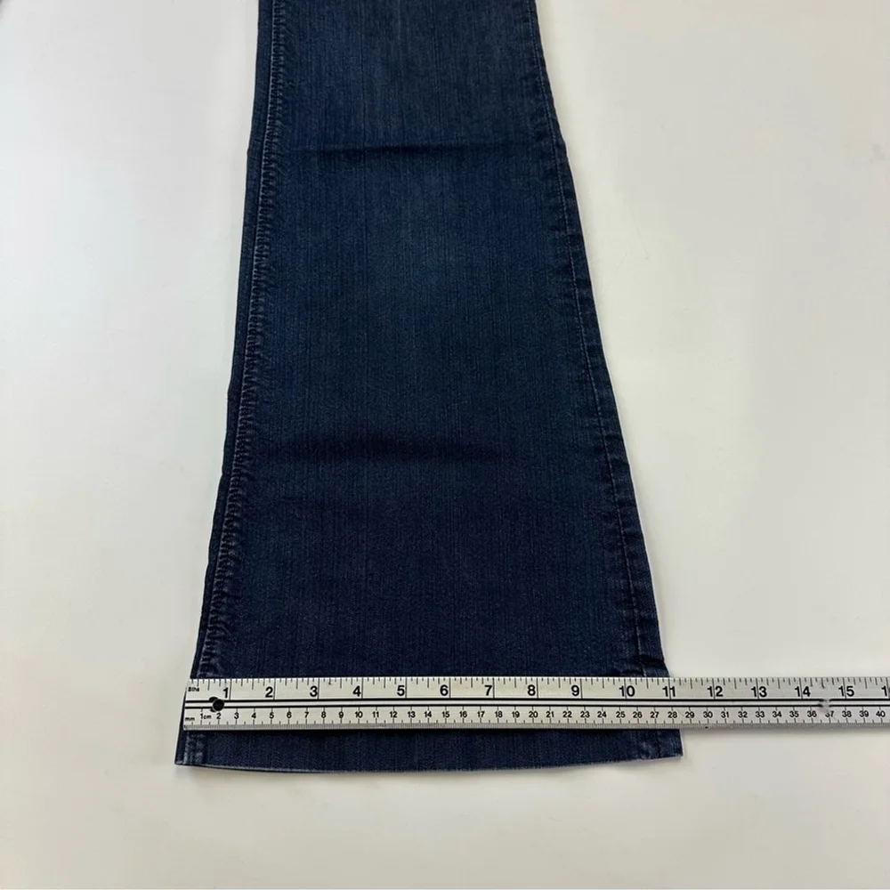 Banana Republic dark wash low rise flare jeans Size 6 wide leg